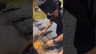 Cooking Hibachi On The Jobsite