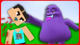 GRIMACE SHAKE, KAMİL'İN KAFASINI AYIRDI!😱 - Minecraft