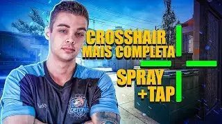 DICAS com a CROSSHAIR mais COMPLETA do CS:GO (spray + tap)