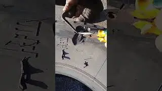 How to repair a tyre the correct way!#MomentsGang#short#DIY