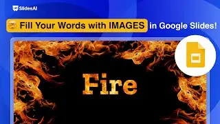 How to Fill Text with Images in Google Slides (Easy Trick)