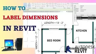 How to Label Dimensions in Revit | Revit House Design Tools | Civil Engineering