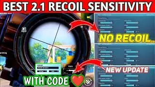 Bgmi sensitivity code today | Bgmi sensitivity settings Code Today | Bgmi No Recoil Sensitivity Code