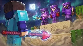 What does it feel like to craft a super-powerful spear and become the ruler of the Minecraft server?