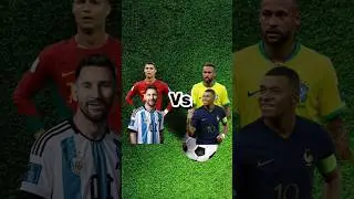 Ronaldo, Messi Vs Neymar, Mbappe 🤔🐐😍