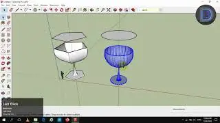 Sketchup / How to Create a Wine Glass in Sketchup?
