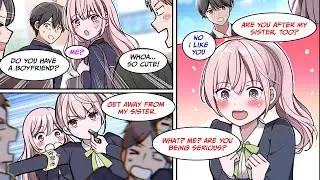[Manga Dub] She's the strict student council officer who protects her popular idol sister