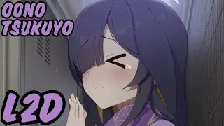[Blue Archive] Oono Tsukuyo L2D [ENG SUB]