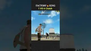 Free Fire India - 1 vs 6 Clutch - Factory Roof - #Shorts