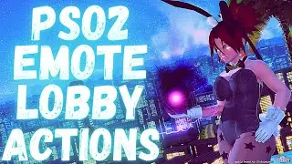 PSO2 526: Frustrated 2 Emote Lobby Action