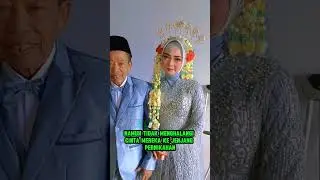Viral Kakek Tua Menikahi Gadis Cantik Berjilbab