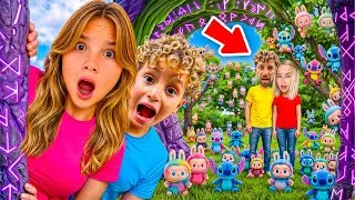 SİHİRLİ PORTAL LABUBU STİCH ŞEHRİNE IŞINLADI ‼️ KUZEY ELİF !!