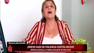 Esposo acuchilla a pareja delante de sus hijos