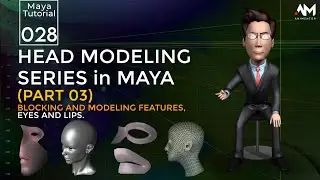 3D Head Modeling Series in Maya - Part 03 | Maya | Tutorial 28 l URDU / HINDI l ENGLISH (ST)