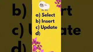 SQL - Which of the following commands is not a DML?