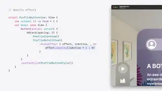 WWDC24: Create custom hover effects in visionOS | Apple