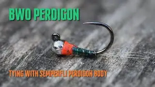 Tying a BWO Perdigon with Semperfli Iridescent Perdigon Body
