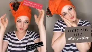 PROTECT YOUR CURLS WHILE YOU SLEEP - How to get a buff to stay on your head overnight