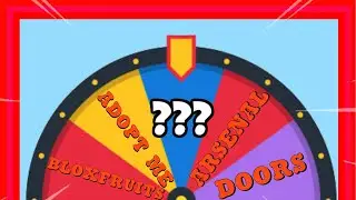 WHEEL chooses what Roblox Game I play