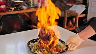 Burning Beer Can Chicken