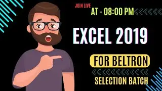 Microsoft Excel || Class - 2 || Live     #excel  #computer  #computerprogrammer  #beltron #ssc