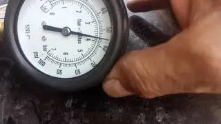 Замер давления в топливной рампе после ремонта