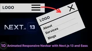 Responsive Navbar with Hamburger Menu Animation in Next.js 13 (using Sass)