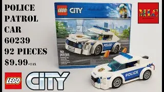 60239 - City Police Patrol Car - 92 pieces - Build!
