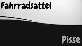 Pisse - Fahrradsattel (sped up) (lyrics in 2 languages)