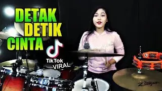 Lagu Dangdut Detak Detik Cinta TIK TOK VIRAL Drum Cover By Nur Amira Syahira