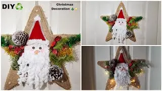 New Year's star ⭐️ Great Idea of Christmas Decoration 2024 🎄made from recycled materials♻️DIY