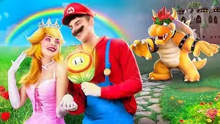 Princess Peach is Missing! How to Become Super Mario Bros in Real Life!