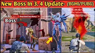 New Boss DRACULA👹 In 3.4 Update (BGMI/PUBG MOBILE)😍|