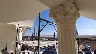 Detalii din partea superioară a casei Roman