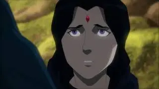 Superman Prevents Raven From Suicide - Justice League Dark Apokolips War