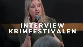 Interview at Krimfestivalen