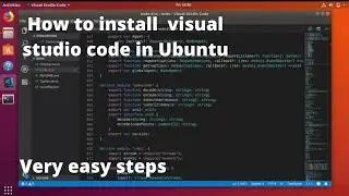 How to install VS code in Linux ubuntu