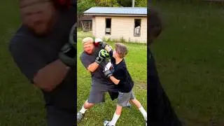 Me going easy on my Son!!! 😱😳 