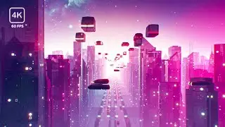 Neon Nexus: Relaxing Cyberpunk City Background | 4K 3D Trippy Animation