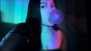 ASMR: Bubble Gum Blowing w/ Unique Snapping Sound 4 Relaxation | Gum Chewing | Gum Cracking Popping