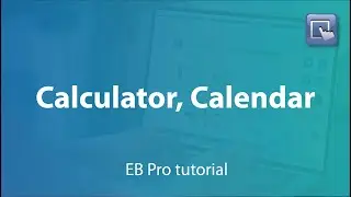 Weintek EasyBuilder Pro tutorial - 33.Calculator & Calendar