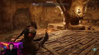 GOD OF WAR RAGNAROK TÜRKÇE - KRATOS VS MENFUR FIGHT