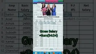 You'll Never Believe This Salary calculation super tricks in excel  Fact #excel #shorts