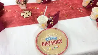 Geburtstagsdeko Set My Happy Birthday