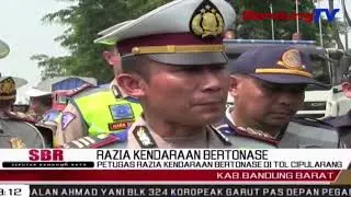 Petugas Razia Kendaraan Bertonase Di Tol Cipularang | SBR | BANDUNGTV