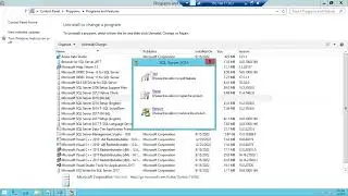 Uninstallation of SQL Server
