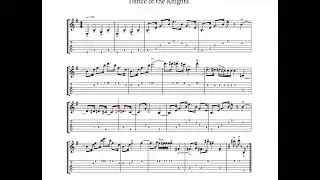 Dance of the Knights - Guitarbook.co.uk