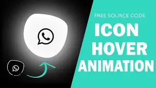 Social Media Icon Hover Animation | Coding BD