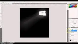 photoshop basics: stadium lighting effect