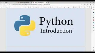 1. Python concepts